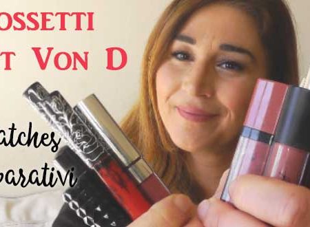 swatch comparativi kat von d